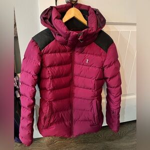 Peak Performance Magenta Puffer Jacket Size 42